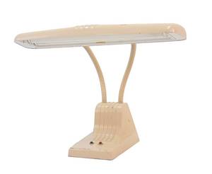 lot 28 image: DAZOR MANUFACTURING Vintage Industrial Desk Lamp 40s-50s - Working