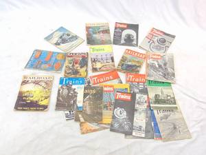 lot 86 image: Lot of Vintage TRAIN and Railroad Magazines