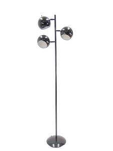 lot 38 image: Sleek Adjustable 3 Light Floor Lamp - Mid Century Style