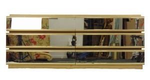 lot 88 image: ROUGIER Mirrored Vintage Dresser - Heavy