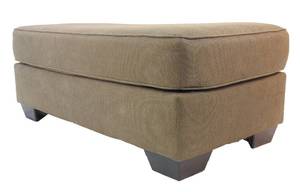 lot 157 image: Beige Rectangular Ottoman