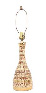 lot 52 image: Vintage MCM Ceramic Table Lamp