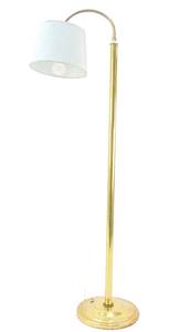 lot 130 image: Classic Brass Floor Lamp