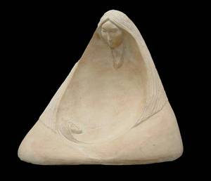 lot 191 image: 1983 ACOMA Austin Prod Inc Native American Mother & Child Statue Figurine