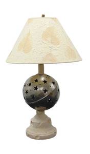 lot 193 image: Table Lamp with Stars - Working