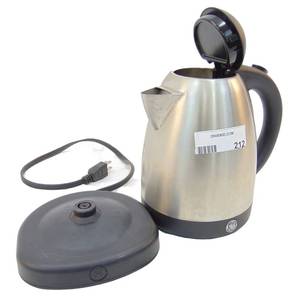 lot 212 image: GE Stainless Electric Kettle and Warmer - Working