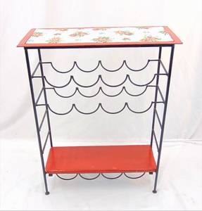 lot 226 image: Kitsch Vintage Mid Century Wine Holder