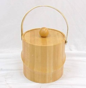 lot 254 image: Vintage Faux Bamboo Ice Holder