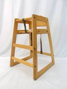 lot 273 image: Libertyware Wood High Chair