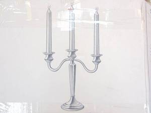 lot 296 image: Silver Candelabra