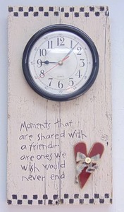 lot 301 image: Cute Friend Wall Clock