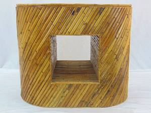 lot 341 image: Vintage Bamboo Table Base GABRIELLA CRESPI Style