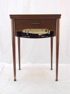 lot 355 image: Vintage Mid Century Sewing Machine & Table Sears Kenmore