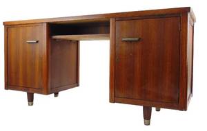lot 356 image: Vintage Mid Century Wood Desk