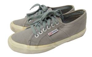 lot 372 image: SUPERGA 2750 COTU Classic Sneaker- Gray Size 39 - Kate Middleton Style