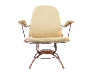 lot 133 image: Vintage Mid Century Wire Patio Chair