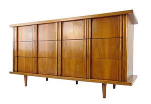 lot 750 image: AMERICAN OF MARTINSVILLE Vintage Mid Century Modern Dresser - Gorgeous
