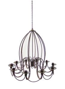 lot 665 image: Beautiful Hanging Candle Chandelier