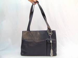 lot 702 image: WILSONS Leather Black Leather Handbag Purse Consignment Collection