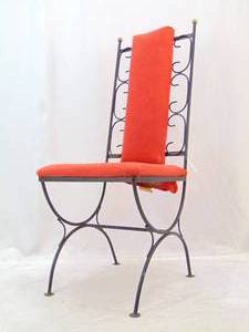 lot 723 image: Mid Century Iron Chair