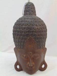 lot 746 image: Buddha Wall Mask Sculpture from Indonesia
