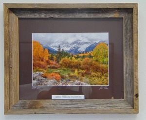lot 813 image: Limited Edition Original Photograph Entitled First Snow Framed