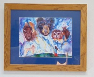 lot 814 image: Framed Artwork