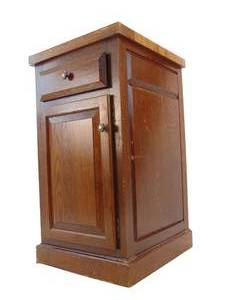 lot 822 image: Wood Cabinet with Drawer