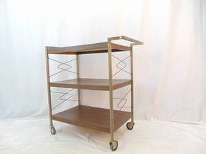 lot 896 image: Vintage Rolling Cart
