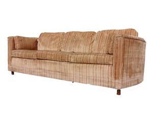 lot 845 image: Vintage Striped Sofa by Massoud