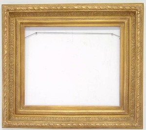 lot 91 image: Ornate Vintage Gold Frame Total Measurements are 31 X 35