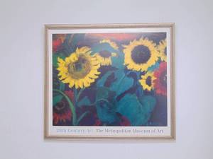 lot 92 image: Metropolitan Museum of Art Poster Framed 32.5 X 36