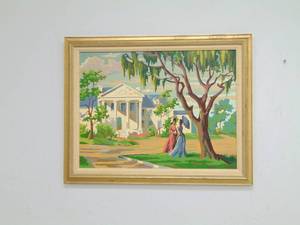 lot 95 image: Vintage Paint by Numbers Framed