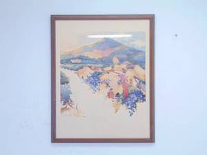 lot 107 image: 26 X 32 Framed Landscape Print Veronica di Rosa 1991