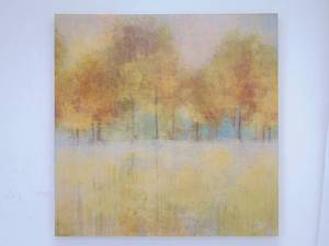 lot 111 image: Oil Painting on Canvas of Trees 40 X 40