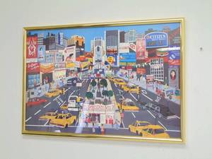 lot 99 image: Vintage Framed Poster
