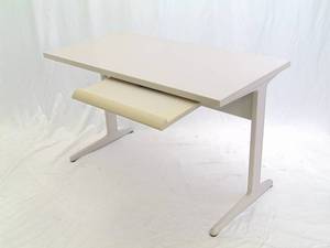 lot 150 image: Light Gray Herman Miller Office Desk