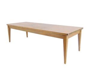 lot 40 image: Vintage Mid Century Wood Coffee Table with Inlay