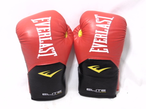 lot 183 image: EVERLAST Elite with Evershield Boxing Gloves - Great Condition