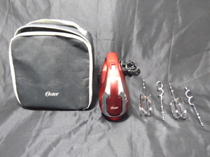 lot 169 image: OSTER Handheld Mixer with Accesories & Storage Bag Model # FPSTHMBGB