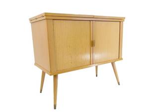 lot 130 image: Vintage Mid Century Necchi Sewing Machine Table