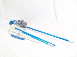lot 473 image: Jacuzzi Pool Vaccum Model 35100FL w Charger & Pool Cleaning Accessories