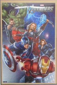 lot 263 image: Marvel AVENGERS Framed Poster 24 X 36