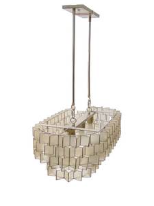 lot 253 image: WEST ELM  Gorgeous Shell Dining Chandelier