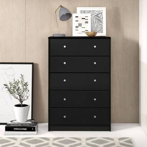 lot 102 image: Guilford 5 Drawer Chest Black