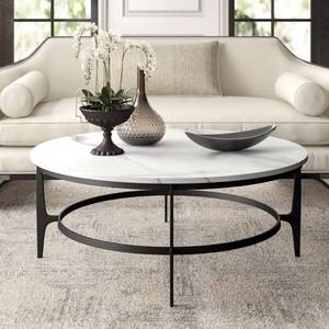 lot 5 image: BERNHARDT Interiors Avondale Metal Cocktail Table Original MSRP $1,122.00