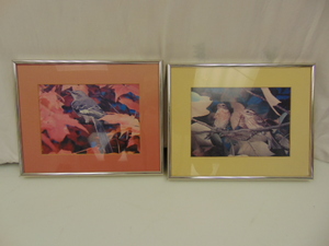 lot 105 image: Lot of 2 Framed Vintage Bird Pictures
