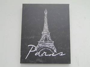 lot 200 image: PARIS Canvas Wall Decor of Eifel Tower
