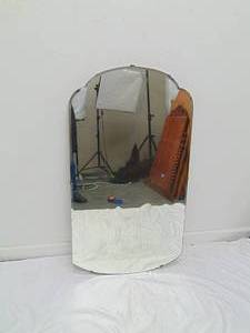 lot 237 image: Frameless Wall Mirror