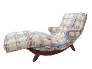lot 50 image: Vintage Mid Century Chaise Lounge